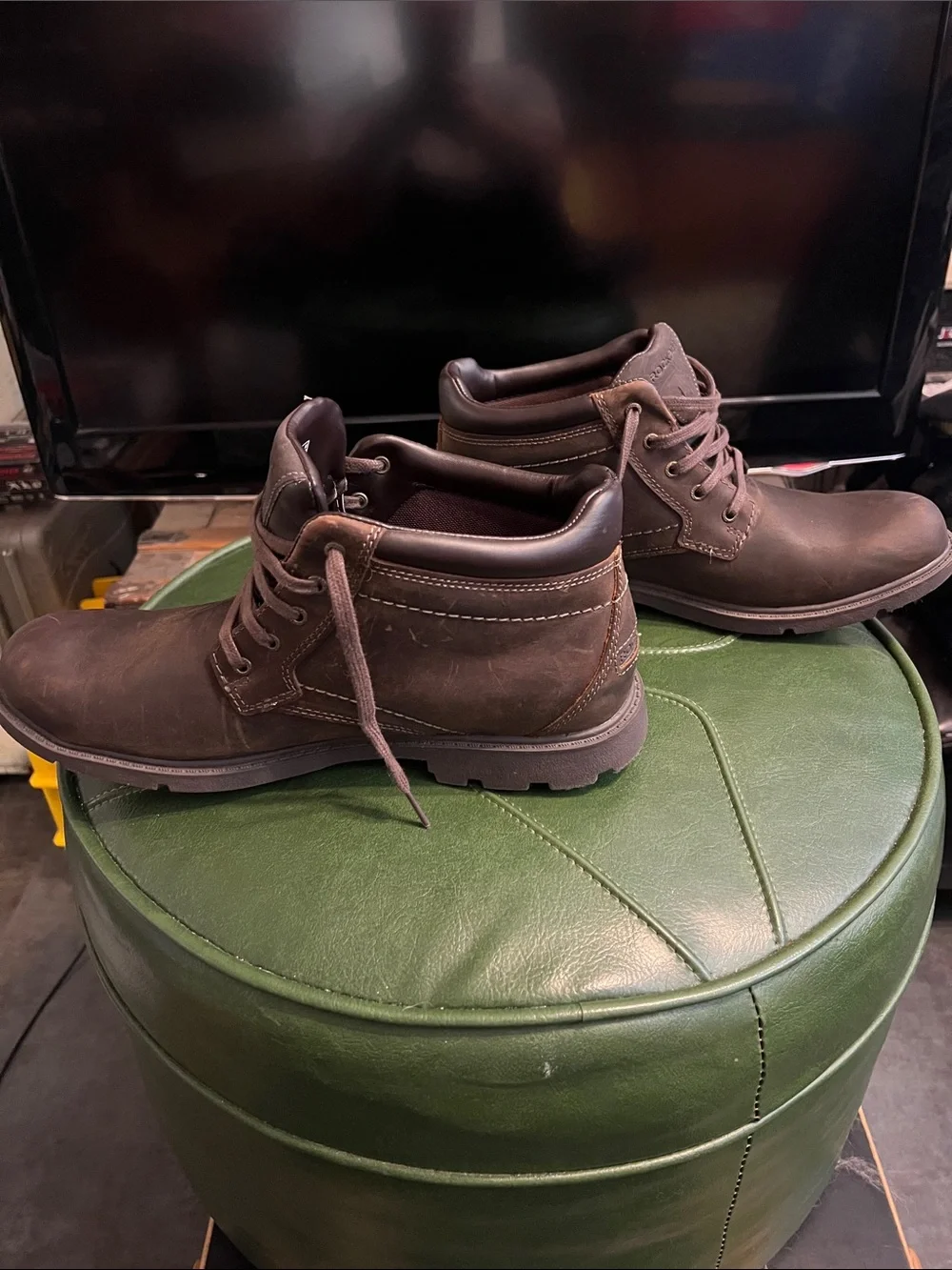 ROCKPORT WEATHER OR NOT NEW TAN SUEDE LEATHER BOOTS WITH HYDRO-SHIELD WATERPROOF